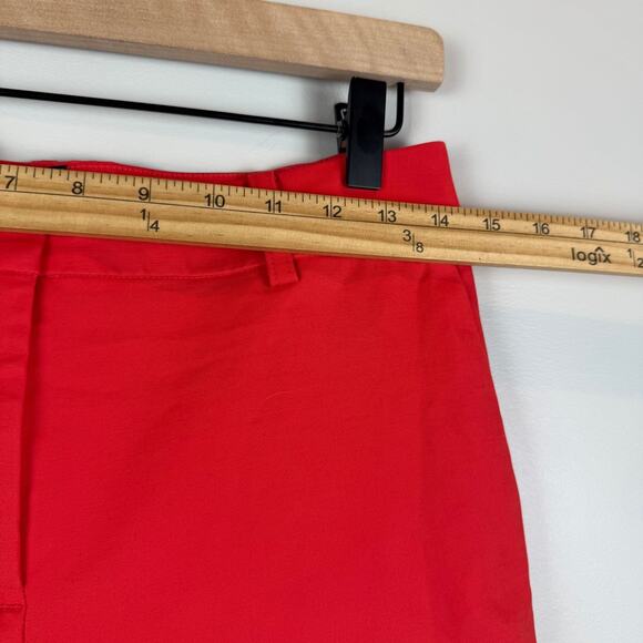 Boden Richmond Pants Womens 4R Red Stretch Straight Flat Front Trousers Career - Picture 6 of 7